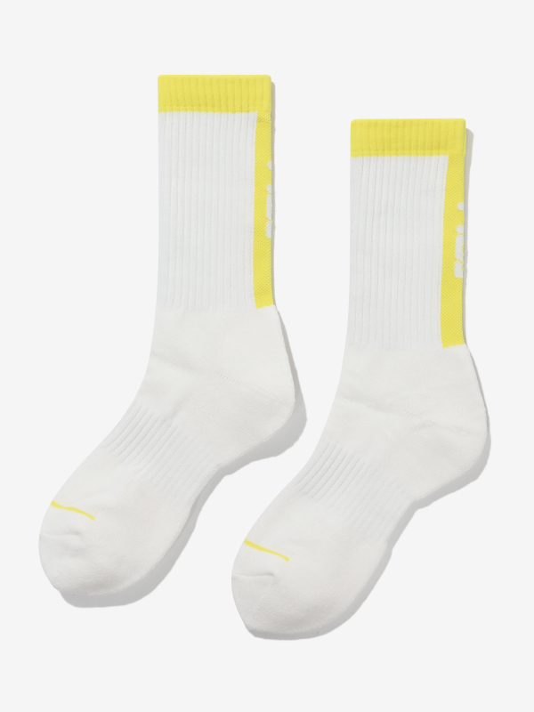 韓國FILA - WHITE LINE Quarter Socks (LIGHT LEMON) 