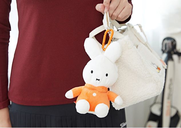 【韓國直送】Kakao Friends x Miffy 全身造型袋｜미피 전신형 골프볼 파우치