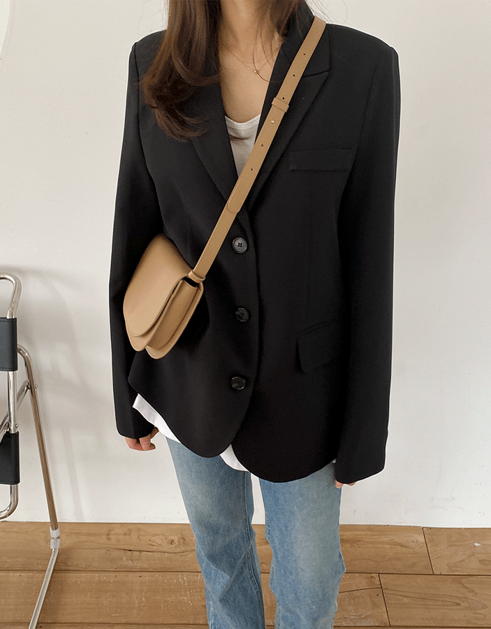 niponjjuya-헨리 자켓 [블랙]♡韓國女裝外套