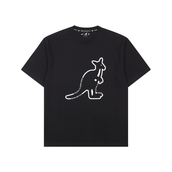 Kangol - Line Kangaroo T-shirt 2704 BLACK