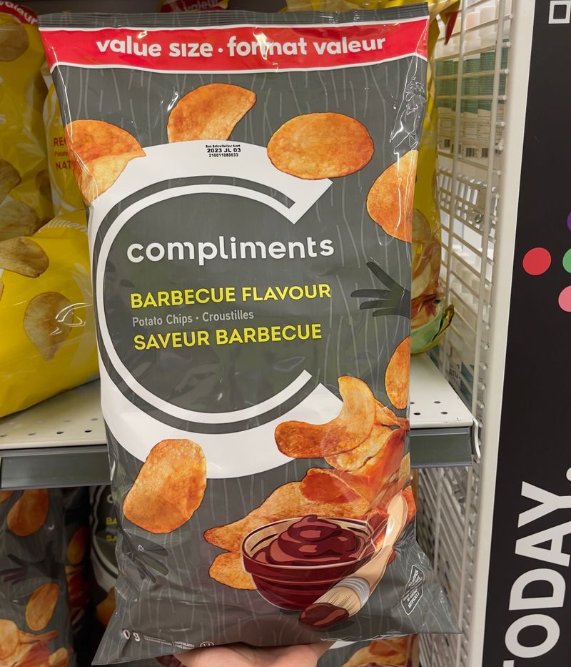 【加拿大空運直送】Compliments Barbecue Potato Chips 燒烤味薯片 750g