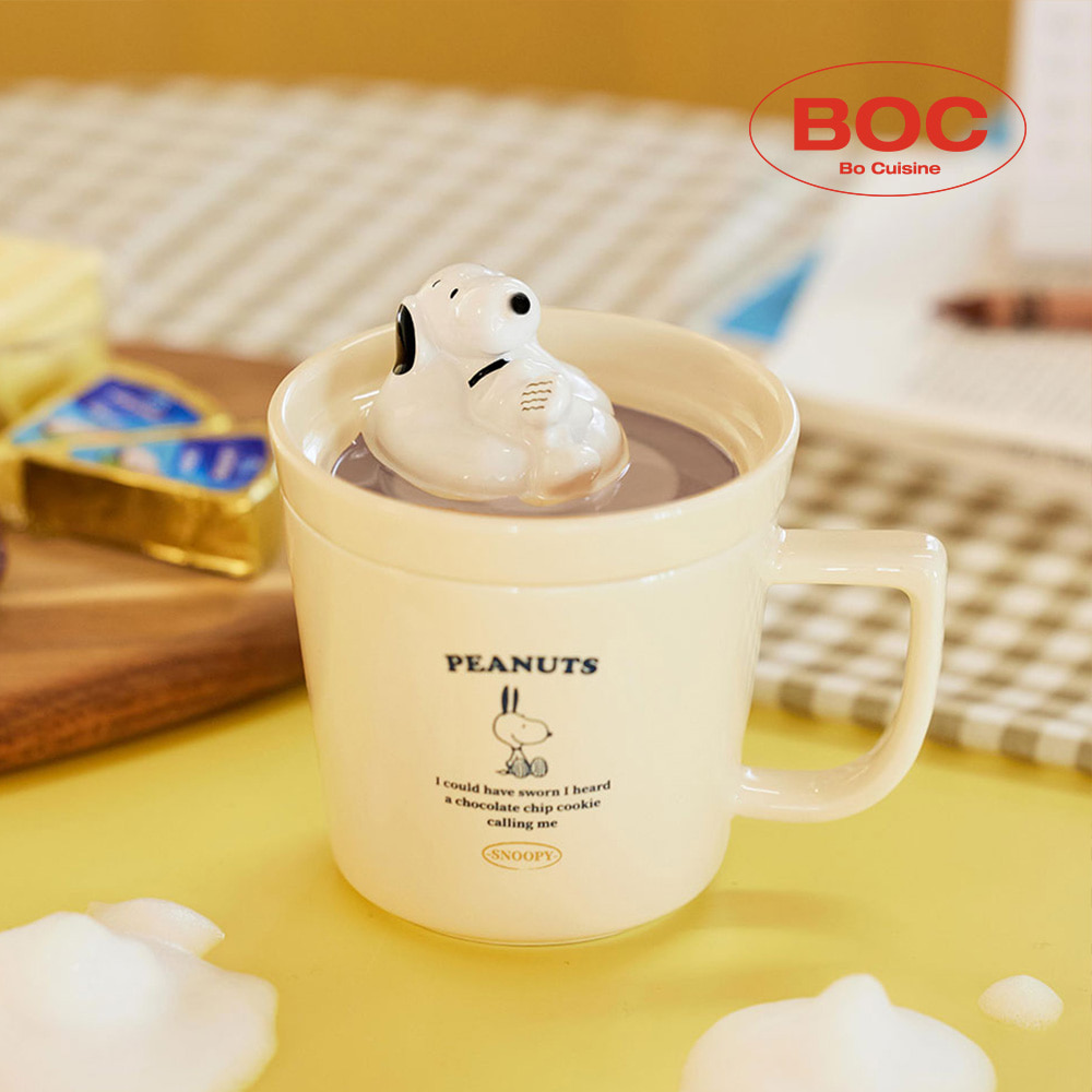 韓國-Snoopy 陶瓷奶油馬克杯