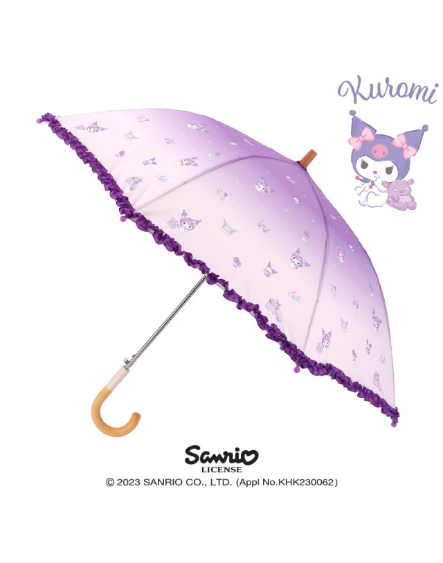 韓國SANRIO-環保53級兒童雨傘 (Kuromi)