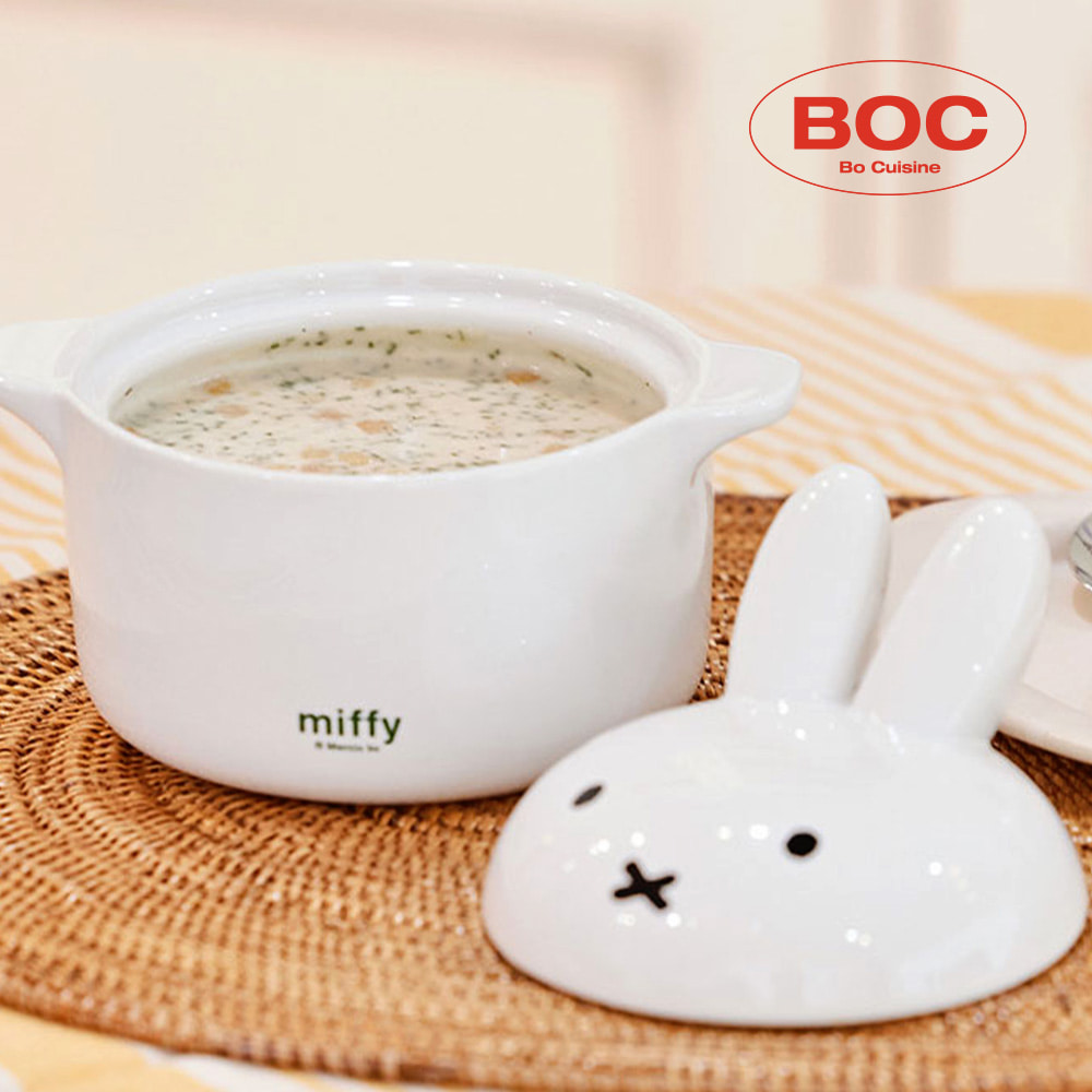 韓國 Miffy - 無裂陶瓷瓷蒸蛋迷你蒸鍋